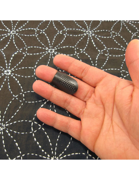 Leather thimble for Olympus sashiko