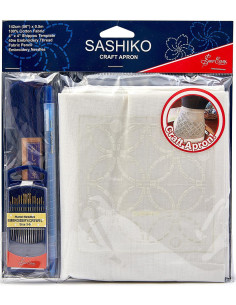 Sashiko apron kit