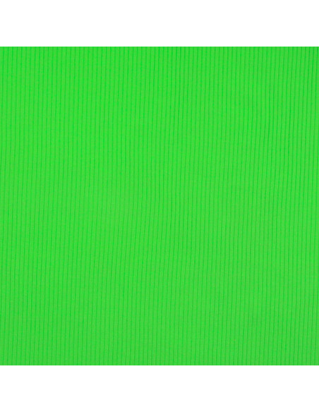 Ribbed cotton jersey fabric - Apple green
