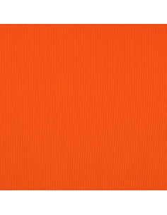 Ribbed cotton jersey fabric - Orange 2