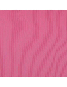 Ribbed cotton jersey fabric - Pink 2