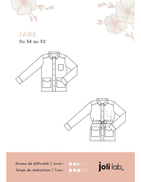 Jane Jacket Pattern - Joli Lab