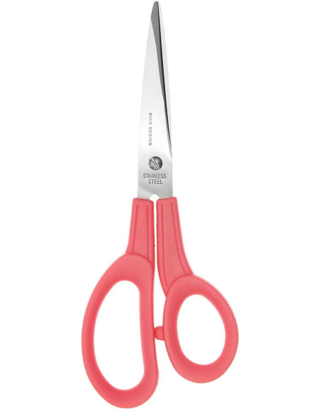 Fluorescent pink universal scissors Rico Design 20 cm