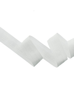 Automatic pleat tape White 35 mm