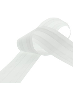 Automatic pleat tape - White 70 mm