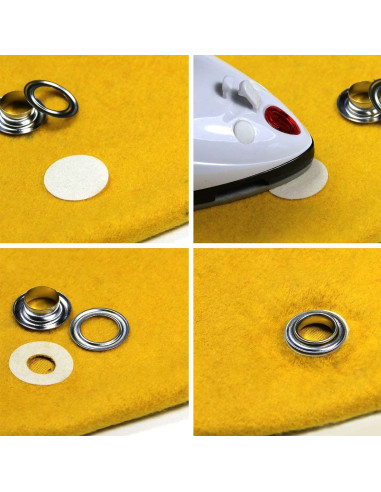Set of 55 Wonder Dots iron-on reinforcement patches - 30 mm