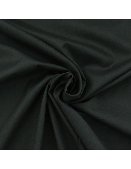 Voile cotton fabric - Anthracite gray