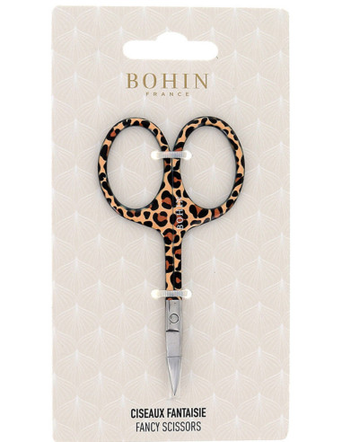 Leopard Embroidery Scissors Bohin 9 cm