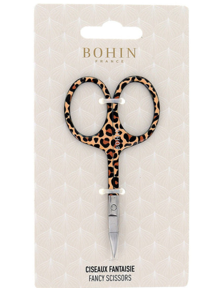 Leopard Embroidery Scissors Bohin 9 cm