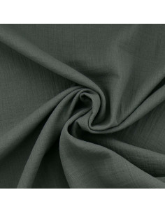 Double gauze muslin fabric - Dark gray