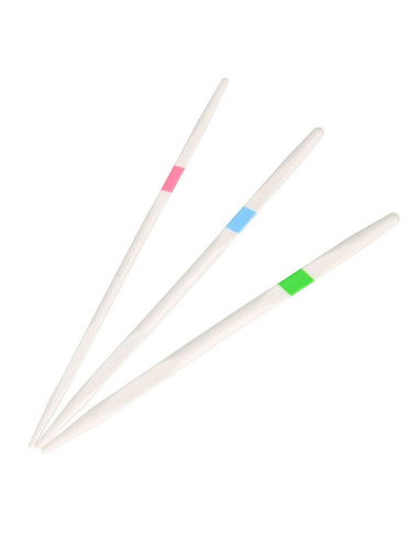 Set of 3 cable needles with color codes Tulip