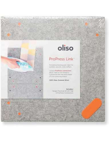 Pro Press Link Oliso 35 cm x 35 cm expandable wool ironing mat
