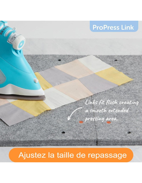 Pro Press Link Oliso 35 cm x 35 cm expandable wool ironing mat