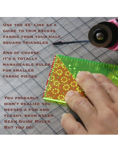 Madam Sew magnetic sewing guide ruler with sewing guide