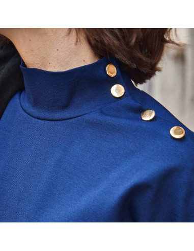 Quiberon T-shirt or Marinière Dress Pattern - Ikatee