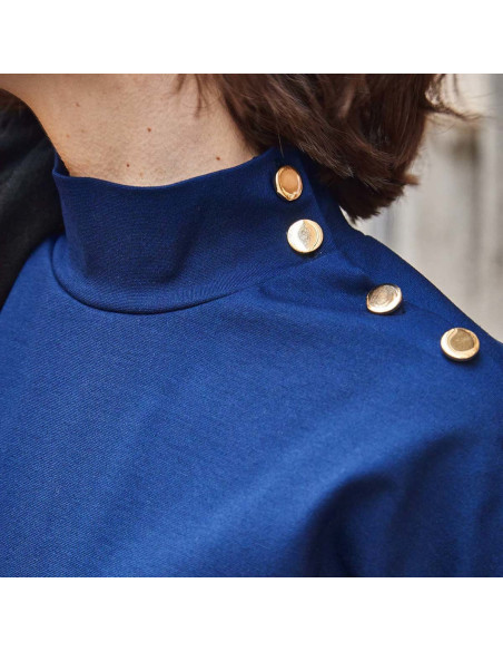 Quiberon T-shirt or Marinière Dress Pattern - Ikatee