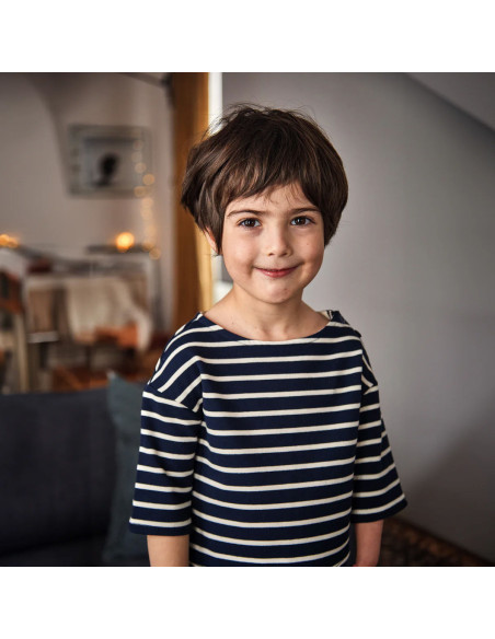 Quiberon Kids T-shirt or Marinière Dress Pattern - Ikatee