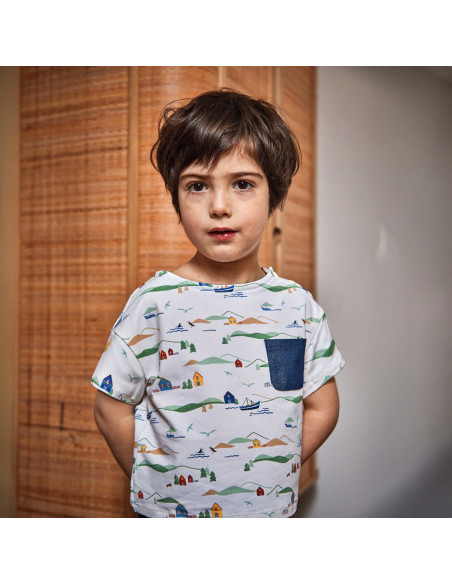 Quiberon Kids T-shirt or Marinière Dress Pattern - Ikatee