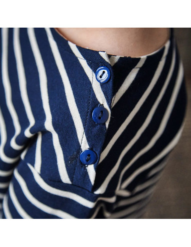 Quiberon Kids T-shirt or Marinière Dress Pattern - Ikatee
