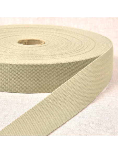 Polyester strap with cotton appearance - Linen