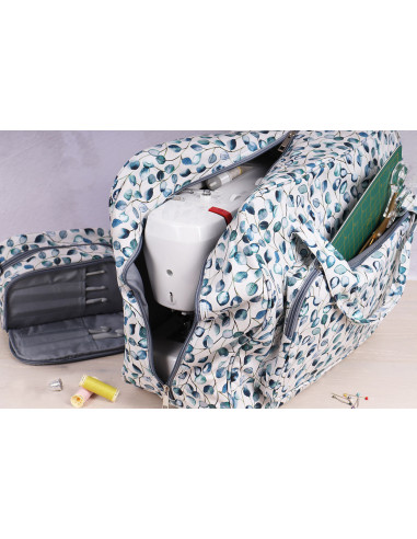 Sewing machine bag - Botanical