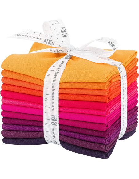 Fat Quarter Bundles Kona - Birds of Paradise