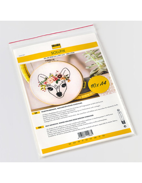 Set of 10 A4 sheets Vlieseline Solufix