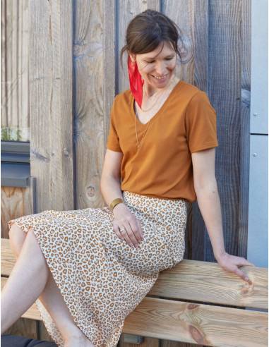 Modjo T-shirt and Dress Pattern - Atelier Scämmit