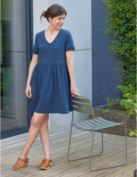 Modjo T-shirt and Dress Pattern - Atelier Scämmit