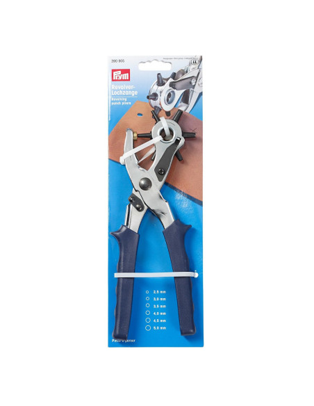 Leather and belt hole punch pliers