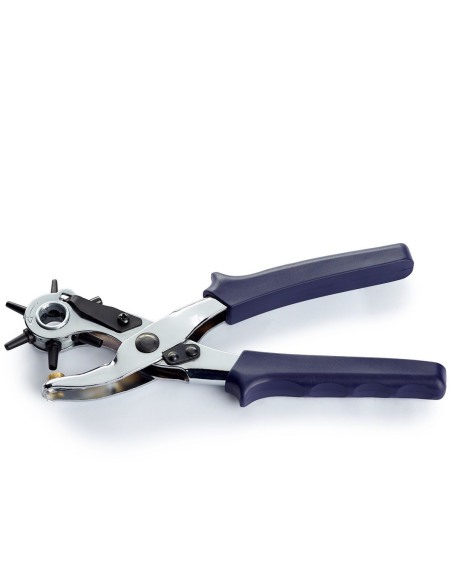 Leather and belt hole punch pliers