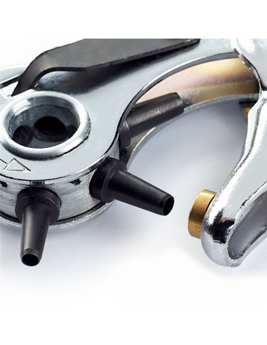 Leather and belt hole punch pliers