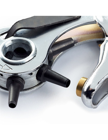 Leather and belt hole punch pliers