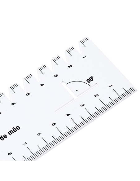 Prym ruler for pleats and hems