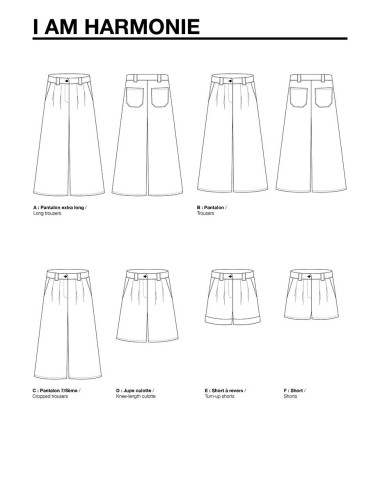 Harmony Pants Pattern - I am patterns