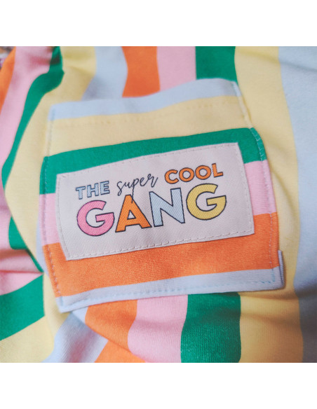 Set of 6 woven labels - The super cool GANG