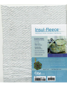 Aluminum thermal insulation film silver - 68 cm x 114 cm