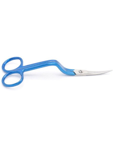 Left-handed double curvature embroidery scissors 15 cm