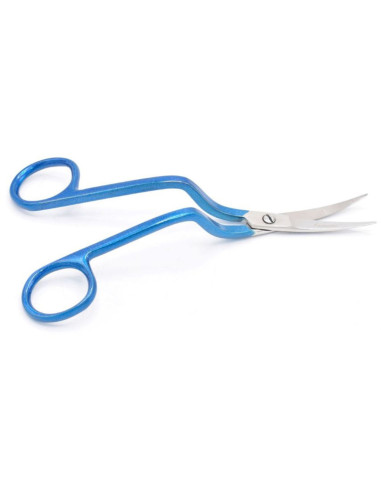 Left-handed double curvature embroidery scissors 15 cm