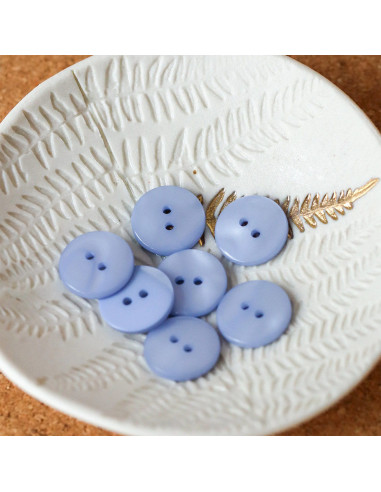 Sparkle Button 2 Holes - Cloud
