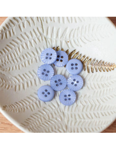 4-hole daisy button - Cloud