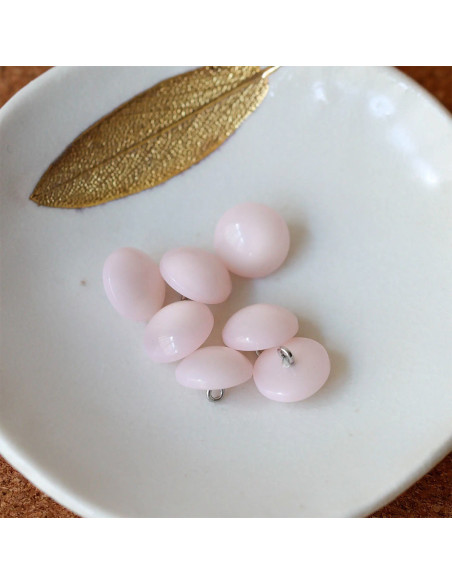 Half-sphere button with tail - Off-white