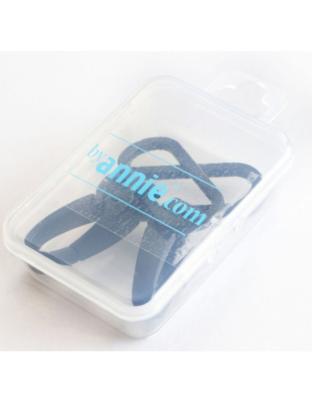 Set of 2 black 38 mm carabiners