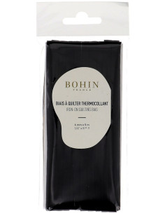 6 mm x 5 m Iron-on Quilting Bias - Black