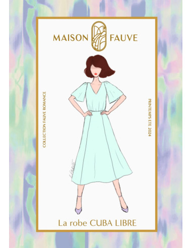 Cuba Libre dress pattern - Maison Fauve