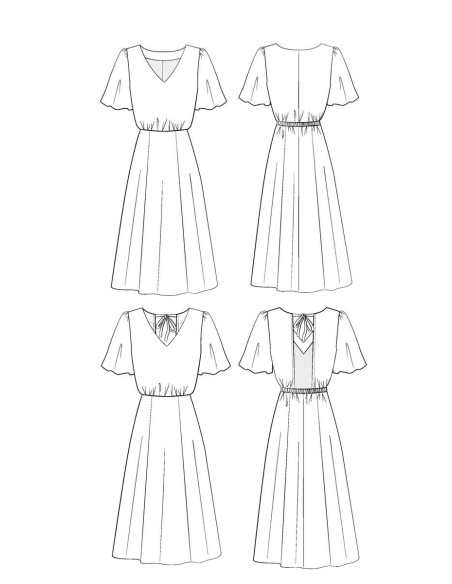 Cuba Libre dress pattern - Maison Fauve