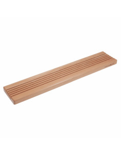 Wooden rack with 5 slots for rulers