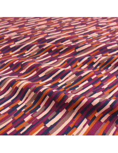 Roc Blue Viscose Poplin Fabric - Églantine & Zoé