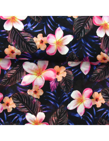 Polyester voile fabric - Jungle night