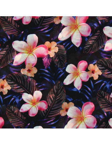 Polyester voile fabric - Jungle night
